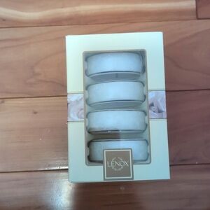 Lenox napkin ring opal innocence